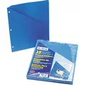 Pocket Folder,Blue,11 Pt. Stock,PK25