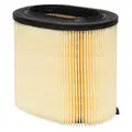 Air Filter, Oval, 9-9/16" Height, 9-7/8" Length, 6-29/32" Outside Dia.