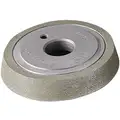 Darex Grinding Wheel: 3 in Abrasive Wheel Dia, Diamond, 180 Abrasive Grit, Type 12