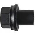 M22-1.50 Wheel Nut with Black Finish; 33 mm Across the Flats, 39 mm Sleeve Length