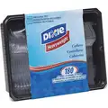 Dixie Heavy Weight Disposable Cutlery Set, Unwrapped Plastic, 10 PK