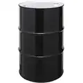 Transport Drum: 55 gal Capacity, 1A1/Y1.4/200 UN Rating Liquid, 34 3/4 in Overall Ht, Black, Unlined