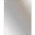 Mirror: Stainless Steel, 18 in Wd, Bright Annealed Stainless Steel Body, 24 in Ht
