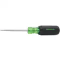 Greenlee Scratch Awl: 7 7/8 in Overall Lg, Cushion Grip Handle, Plastic, 4 7/8 in Handle Lg
