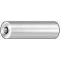 Aluminum Round Spacer for Screw Size 3/8"; 0.38" I.D., 3/4" O.D., 1/4" Overall Length