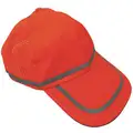 Baseball Cap, Hi-Visibility Orange, Size Universal, Polyester with Mesh Venting Panels