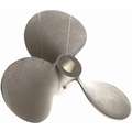 316L Stainless Steel Propeller, Left Hand Orientation, Blade Dia. (In.) 10, Bore Dia. (In.) 1.002