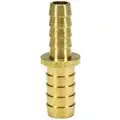 Barbed Hose Mender Brass, 3/8" X 1/4" 1780604C