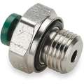 Nickel Plated Brass Male Connector, 3/8" Tube Size