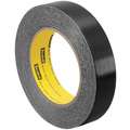 3M Polyethylene Squeak Reduction Tape, Acrylic Adhesive, 6.50 mil Thick, 1" X 36 yd., Black, 1 EA