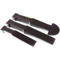 Multi-Wedge Pry Bar Kit: Wedge End, 7 in Overall Lg, 1 in Bar Wd, 1 in End Wd, Non-Sparking, N Yes