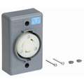 Hubbell Wiring Device-Kellems Locking Receptacle: 30, L6-30R, 2 Poles, 3 Wires, 1 Phase, 250V AC, 20