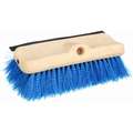 10"L Polypropylene Replacement Brush Head Scrub Brush with Squeegee, Not Included