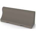 Peterson Security Barrier: Rectangle, 96 in Overall L, 34 in Overall H, Gray