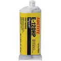 Loctite Epoxy Adhesive: E-120HP, Ambient Cured, 50 mL, Dual-Cartridge, Amber, Thick Liquid