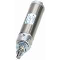 1-1/2" Air Cylinder Bore Dia. with 3" Stroke Stainless Steel , Nose Mounted Air Cylinder