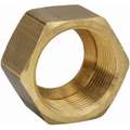 Nut: Brass, Compression, For 3/16 in Tube OD, 3/8-24 Threading Size, 13/32 in Overall Lg, 10 PK