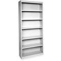 36" x 18" x 84" Elite Series Stationary Bookcase with 6 Shelves, Dove Gray