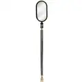 Oblong Telescoping Inspection Mirror, 1-1/4 x 2 Mirror Size, 6 to 24-1/2 Length