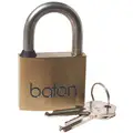 Padlock Brass With S/S Shackle Master Key Accessable