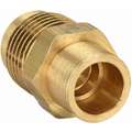 Adapter: For 3/8 in x 3/8 in Tube OD, Flared x Solder, 1 5/32 in Overall Lg, 10 PK