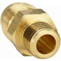 Male Connector: For 5/8 in Tube OD, 1/4 in Pipe Size, Flared x MNPT, 1 25/32 in Overall Lg, 10 PK