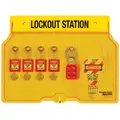 Master Lock Lockout Station, Filled, General Lockout/Tagout, 12-1/4" x 16"