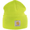 Knit Cap, Universal, Bright Lime, Covers Head, Ears, Watch Cap