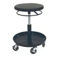 Shopsol Welding Stool with 16" to 21" Seat Height Range and 300 lb. Weight Capacity, Black