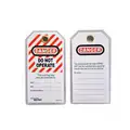 Laminated Safety Tag Danger - Do Not Operate