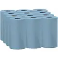 Wypall X60, Dry Wipe Roll, 9-3/4" x 13-1/2", Number of Sheets 130, Blue, PK 12