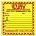 Hazardous Waste Label 6 X 6