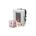 Alarmed Fiberglass Weather Proof / Water Resistant AED Labeling/Storage Cabinet Package; For Use Wit