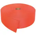 BULK-STRAP Nylon Bulk Webbing; 102 ft. L x 2" W, Orange