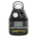 Sensit P100 Personal Monitor: Hydrogen Cyanide, 0 to 30 ppm, Black, Audible and Visual, Lithium, LCD