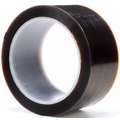 3M Film Tape: PTFE Slick Surface Film Tape, Brown, 2 in x 36 yd, 3.7 mil Tape Thick, Silicone, 3M 5490