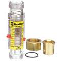 Mechanical Flowmeter: 1/2 in Connection Size, FNPT, Other Liquids/Water, 1 to 10 gpm, Brass
