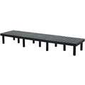 Structural Plastics Polyethylene Dunnage Rack with 1500 lb. Load Capacity; 24" D x 12" H x 96" W