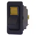 Eaton Rocker Switch, Contact Form: SPST, Number of Connections: 3, Terminals: 0.250" Quick Connect Tab