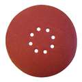 Bn Products Usa Hook-and-Loop Sanding Disc, Coated, 8 Hole, 9" Disc Diameter, 240 Abrasive Grit, PK 10