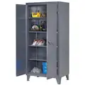 Strong Hold Heavy Duty Storage Cabinet, Dark Gray, 78" H X 36" W X 24" D, Assembled