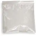Ability One 6"L x 6"W Standard Reclosable Poly Bag with Zip Seal Closure, Clear; 2 mil Thickness