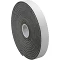 3M Foam Tape: Continuous Roll, Black, 3/4 in x 5 yd, 1/4 in Tape Thick, 1 Pack Qty, Vinyl Foam, Acrylic
