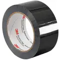 3M Polyester Electrical Tape, Acrylic Tape Adhesive, 1.0 mil Thick, 1/2" X 72 yd, Black, 1 EA