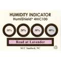Scs Humidity Indicator: 2 in Wd, 3 in Lg, 4 Dots, 10%_20%_30%_40% Humidity Levels, 100 PK