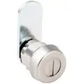 Different-Keyed Standard Keyed Cam Lock, For Door Thickness (In.): 5/8, Stainless Steel