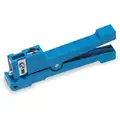 Ideal Cable Stripper: 1/8 to 1/4 in, For RG-58 Cable Designation, 3 1/2 in Overall Lg, Rounded Edge Blade