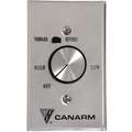 Canarm Fan Control, Silver, 5, 120 Voltage, 2 3/4" Width (In.), 4 1/2" Height (In.)