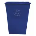 Trash Can,Rectangular,23 Gal.,