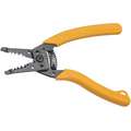 Ideal Wire Stripper: 14 AWG to 6 AWG, 6 in Overall Lg, Std Cushion Grip, 16 AWG to 8 AWG, 6 - 8 in, 45-418
